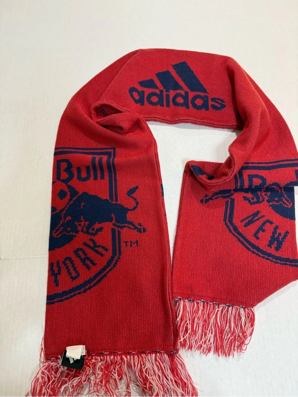 Adidas Reversible New York Red Bulls Red Fan Scarf Adult Unisex World Cup Retro